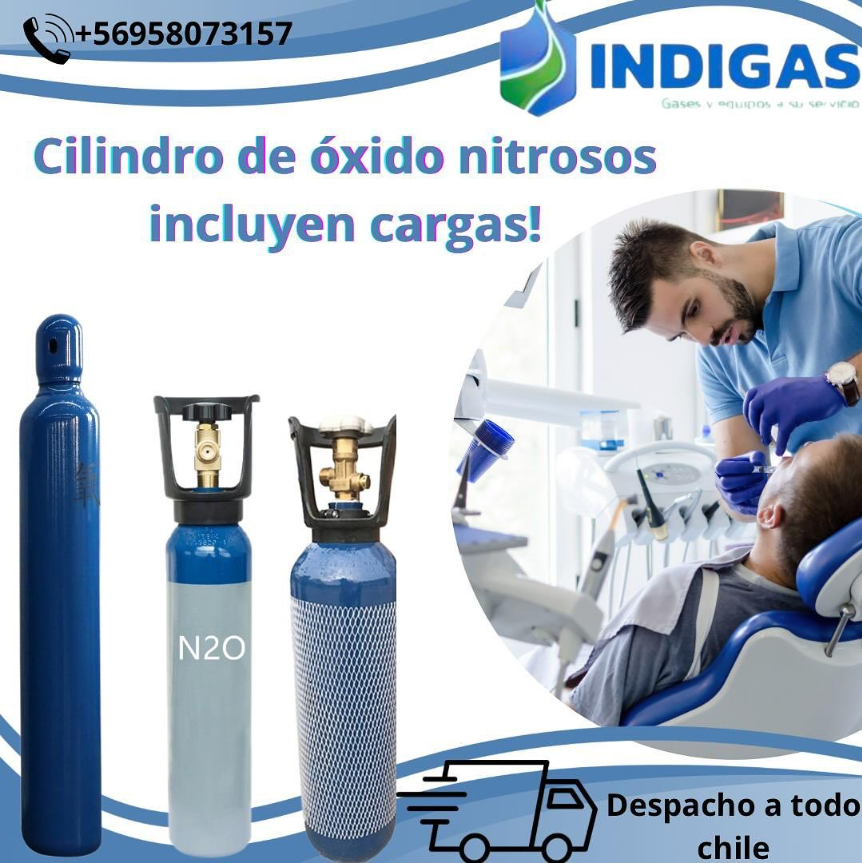 CILINDRO ÓXIDO NITROSO 3 KILOS NO2